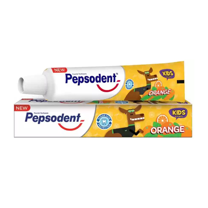 Pepsodent Kids Toothpaste Orange Flavour 2 To 6 Years